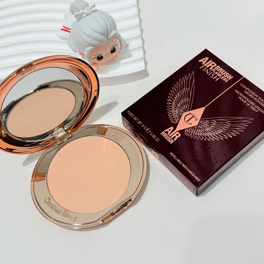 Huda Beauty Makeup Mini Kit - Charlotte Tilbury Set Pressed Powder Oil