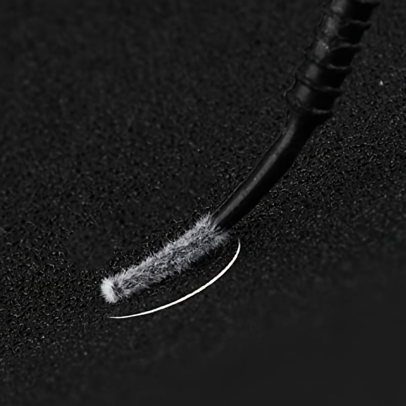 Beauty Makeup Remover - 200pcs Eyelash Cleaning Brushes Micro Cotton