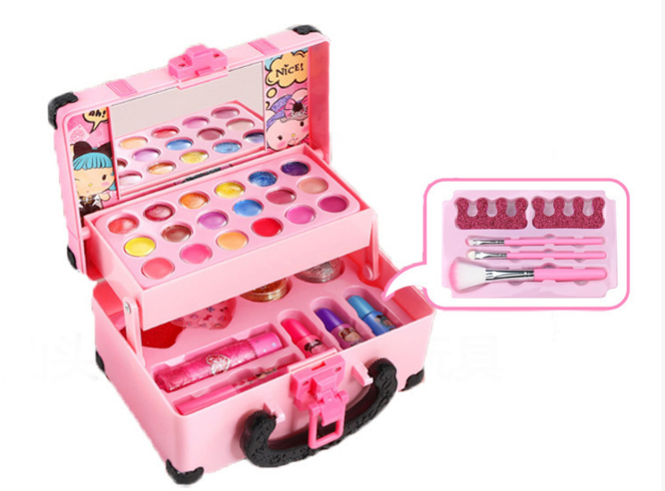 Beauty Makeup Set For Kids - Girls Pretend Play Makeup Toy Set,