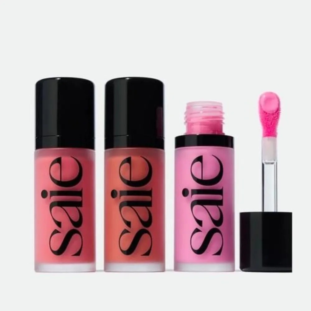 Huda Beauty Makeup Mini Kit - Saie Blush Liquide, Contouring, Poudre Scintillante,