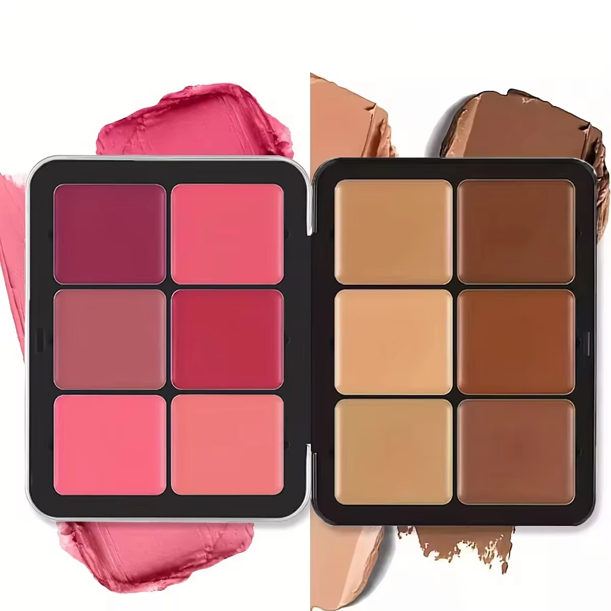 Huda Beauty Makeup Mini Kit - 12-Color Concealer and Blush Palette Matte