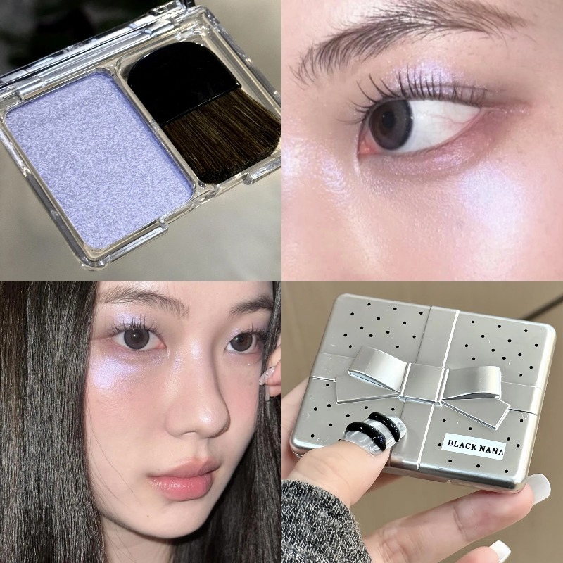 Punk Ice Purple Eyeshadow Face - đánh giá và giá Highlighter Bronzer Palette