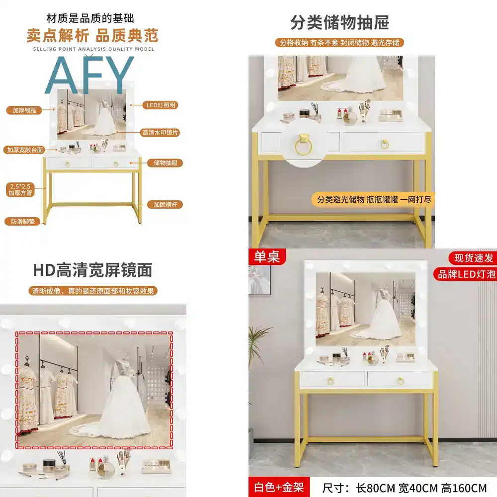Studio Dressing Table with Lam - đánh giá và giá Beauty Makeup Bridal