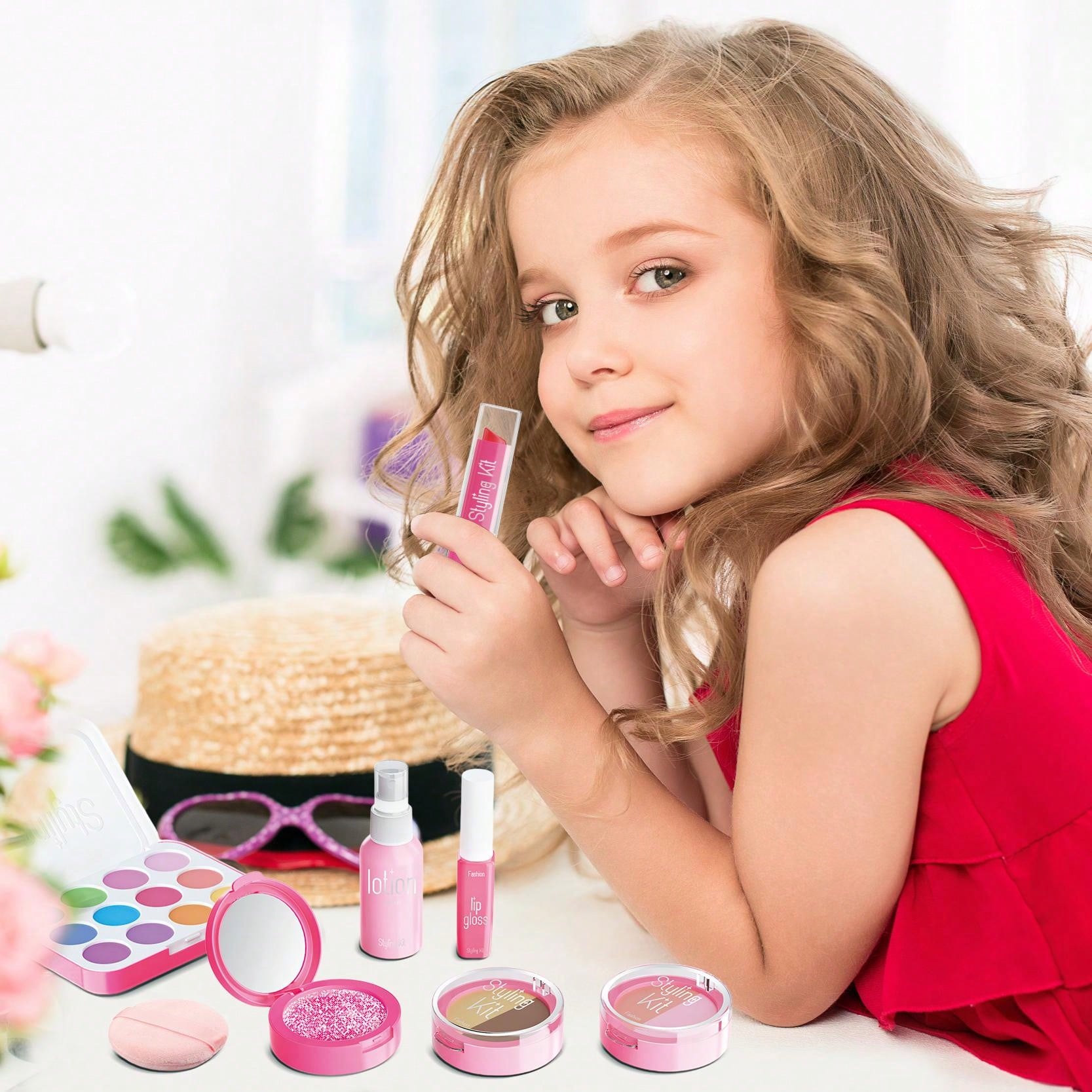 Kids Pretend Makeup Play Set f - đánh giá và giá Beauty Makeup Set For Kids
