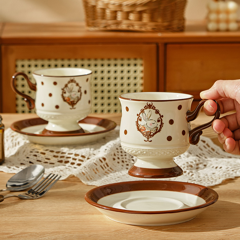 Ceramic Coffee Cup French Cute - đánh giá và giá Beauty Makeup Edit