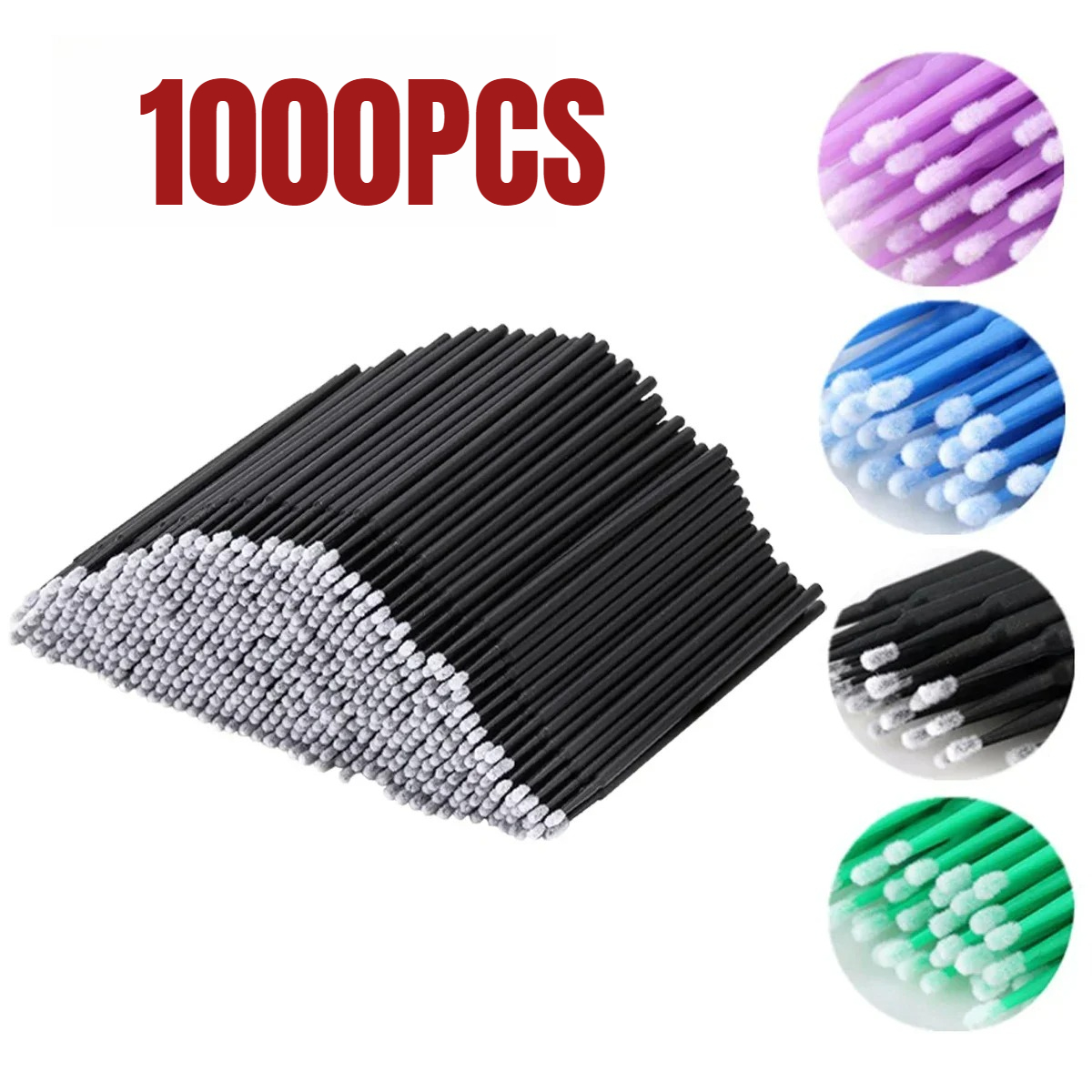 1000/500PCS Eyelash Cleaning B - đánh giá và giá Beauty Makeup Tool