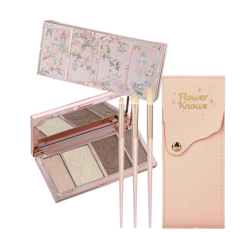 Flower Knows Makeup Butterfly  - đánh giá và giá Highlighter Bronzer Palette