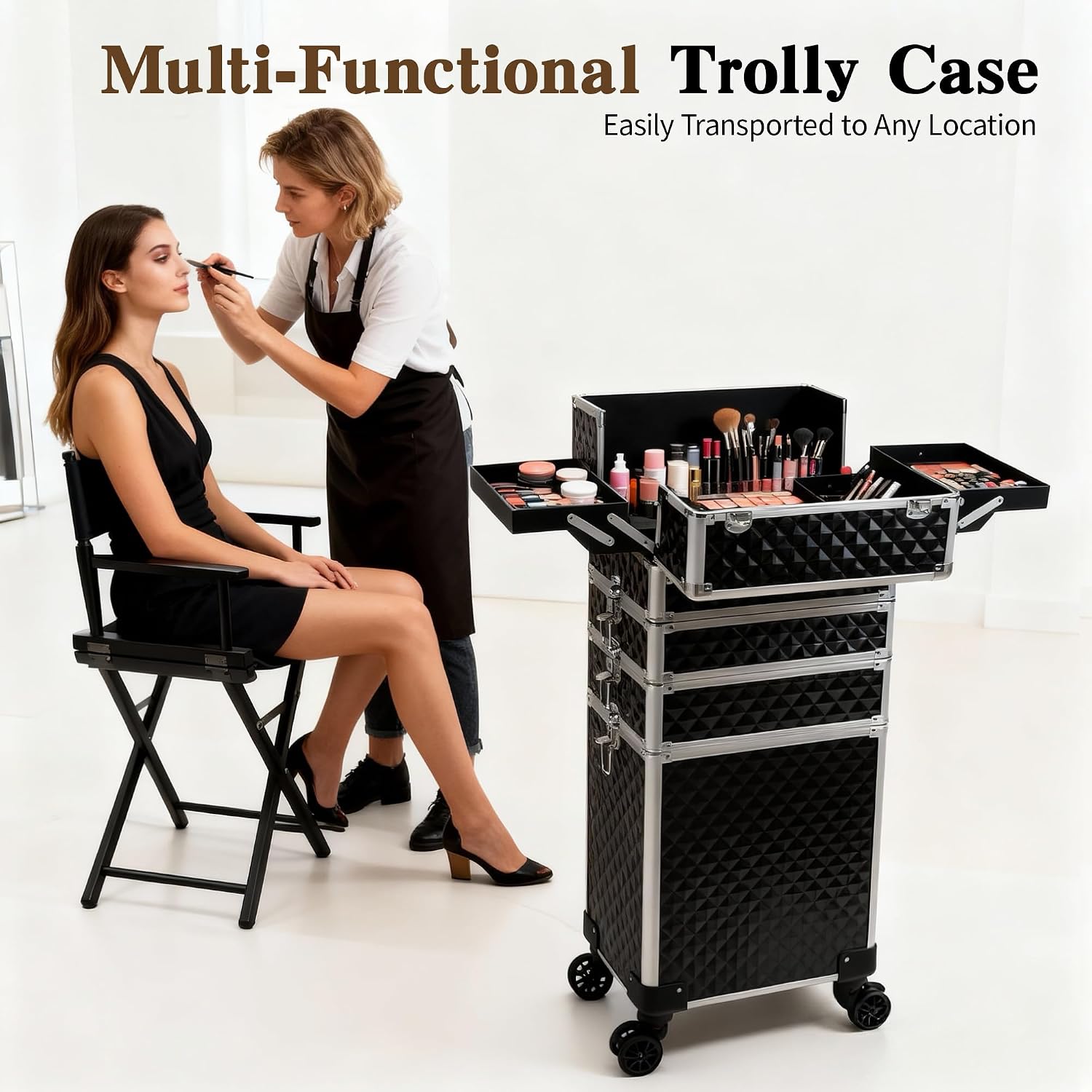Rolling Makeup Train Case, Cos - đánh giá và giá Beauty Makeup Tool