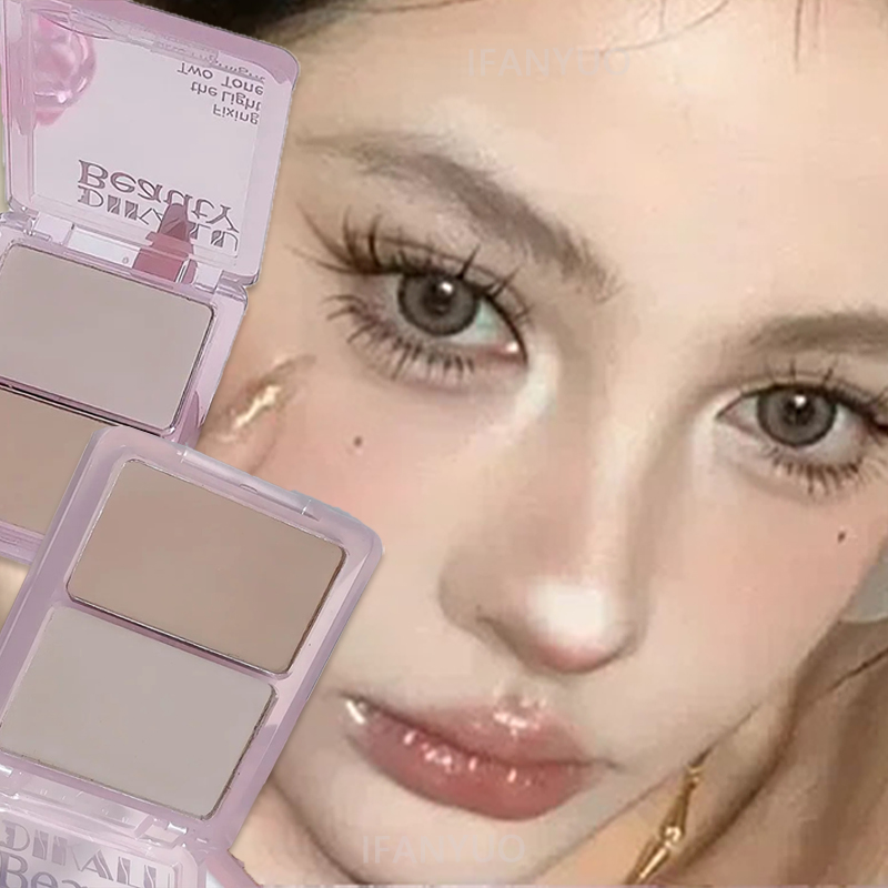 Two-tone Highlight Contour Pal - đánh giá và giá Highlighter Bronzer Palette