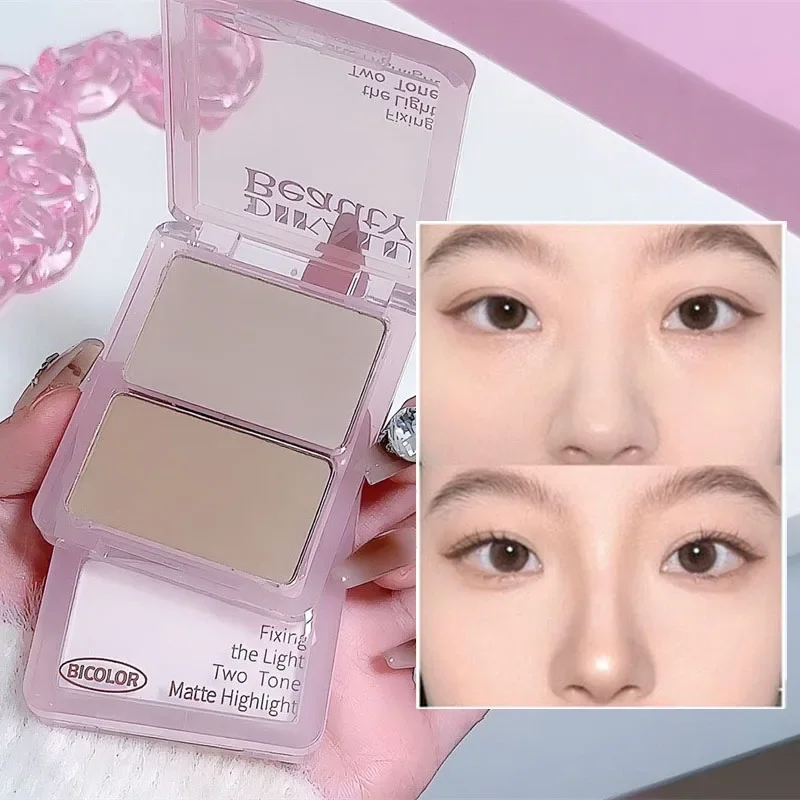 Two-tone Highlight Contour Pal - đánh giá và giá Highlighter Bronzer Palette