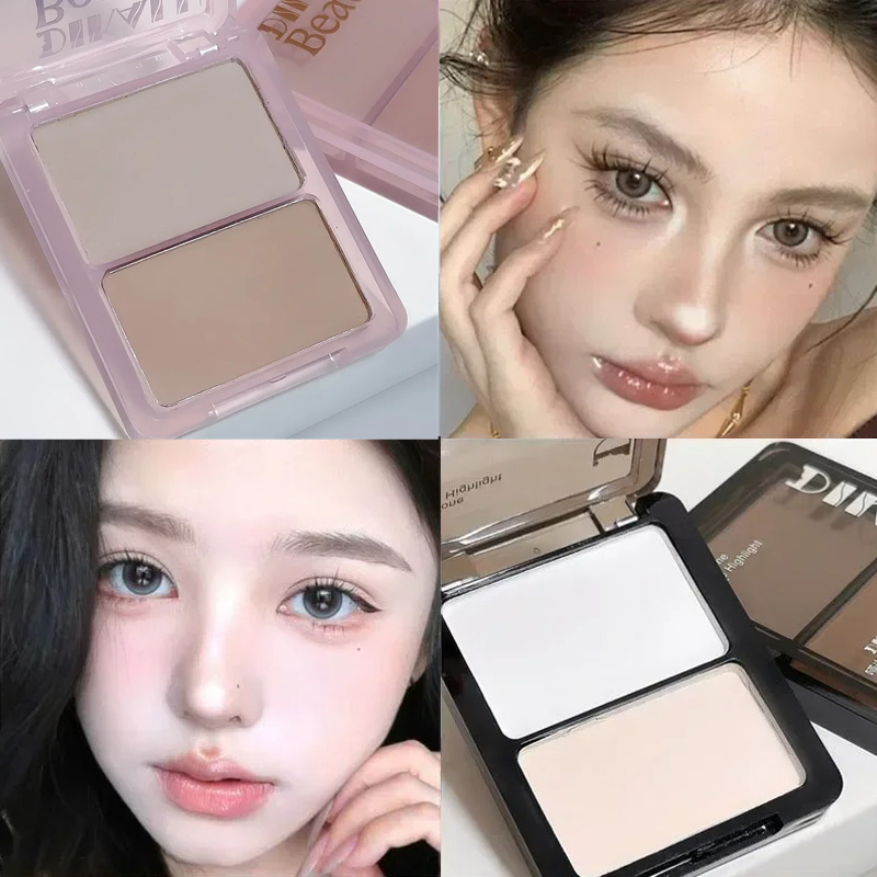 Two-tone Highlight Contour Pal - đánh giá và giá Highlighter Bronzer Palette