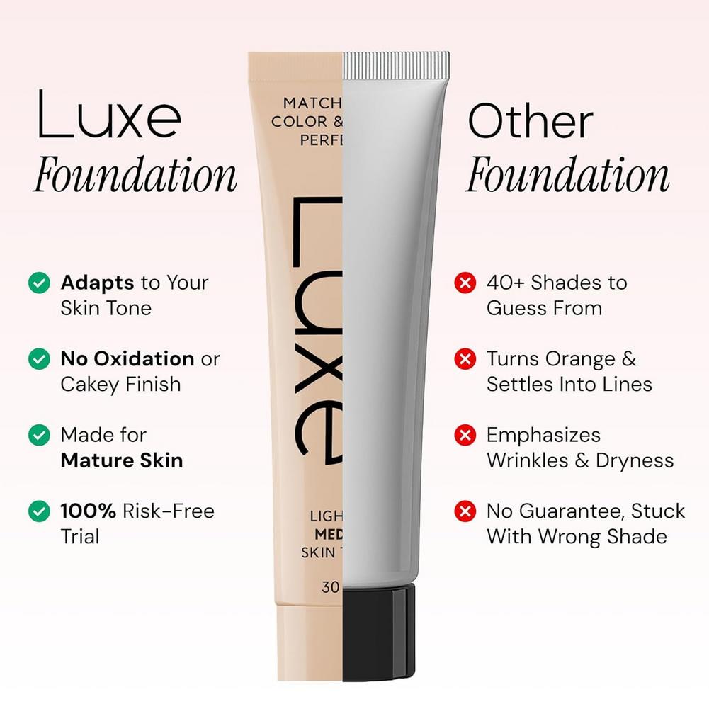 LUXE Smart Shade Adapting Liqu - đánh giá và giá Beauty Luxe Makeup