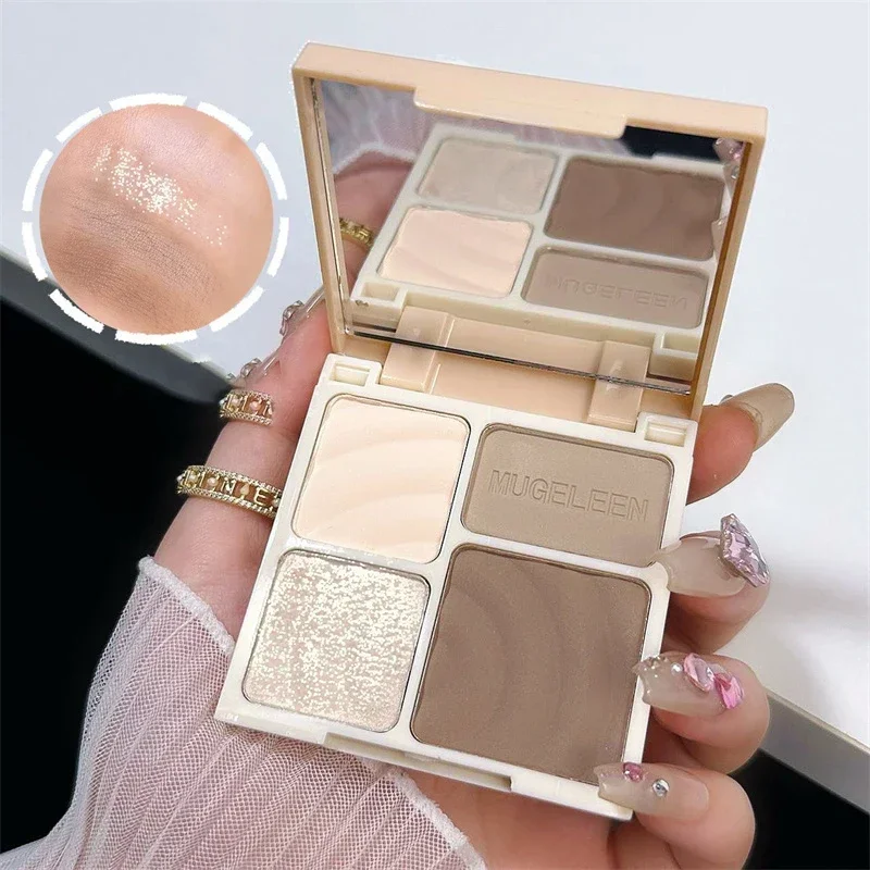 Three-dimensional Facial Four- - đánh giá và giá Highlighter Bronzer Palette