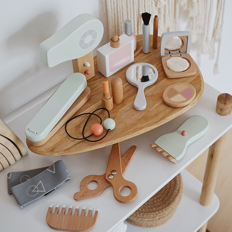 New Children Wooden Simulation - đánh giá và giá Beauty Makeup Set For Kids