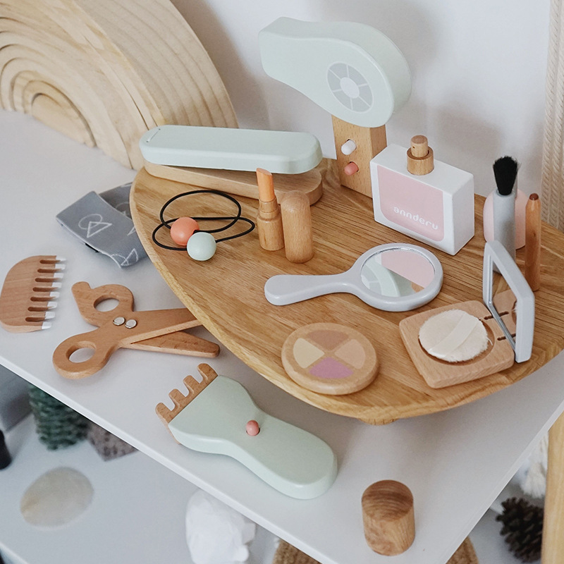 New Children Wooden Simulation - đánh giá và giá Beauty Makeup Set For Kids
