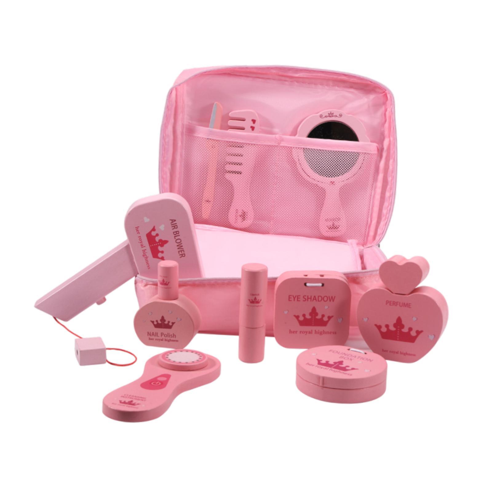 10x Pretend Makeup Kits Wood B - đánh giá và giá Beauty Makeup Set For Kids