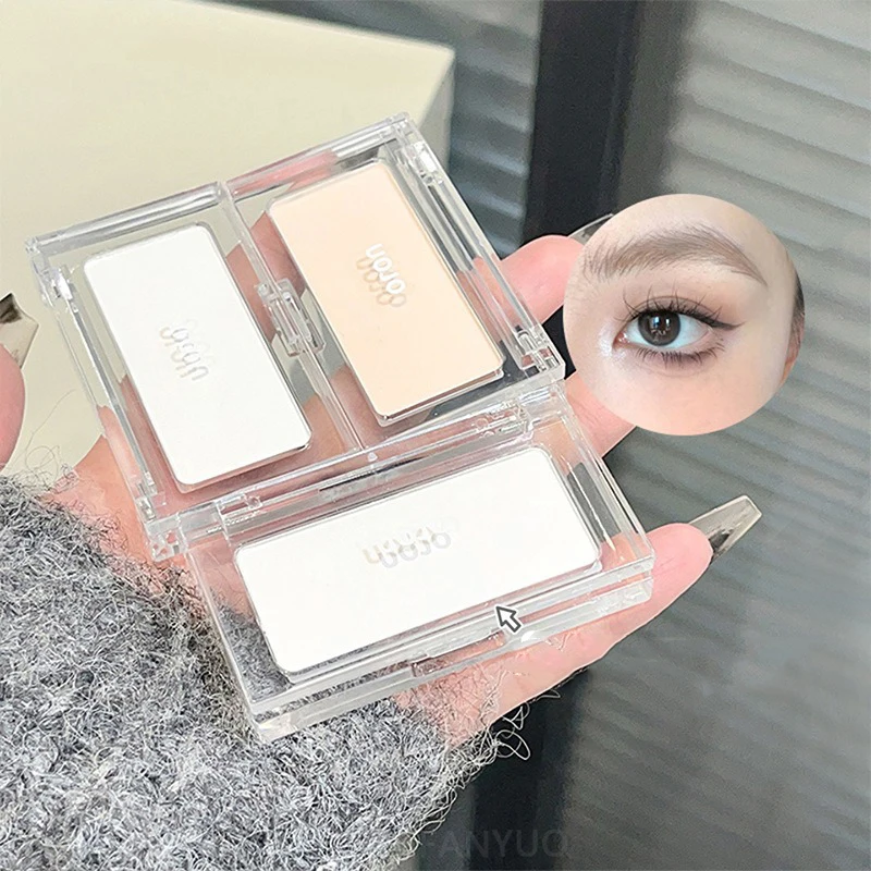 Long-Lasting Matte White Highl - đánh giá và giá Highlighter Bronzer Palette