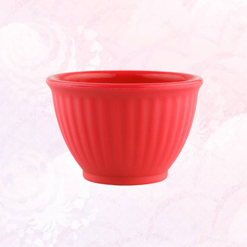 Red Silicone Facial Mask Bowl  - đánh giá và giá Beauty Makeup Tool