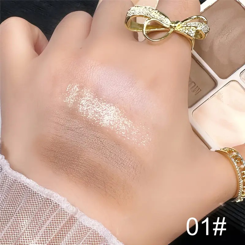 Four Colors Highlighting & Con - đánh giá và giá Highlighter Bronzer Palette