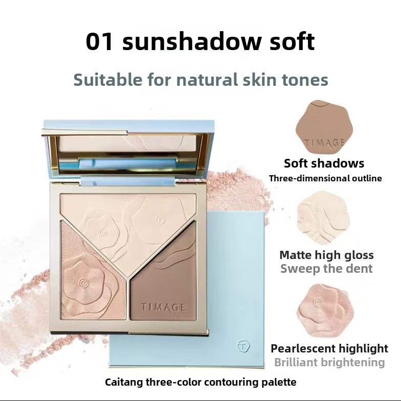 TIMAGE Contouring Palette Upgr - đánh giá và giá Highlighter Bronzer Palette
